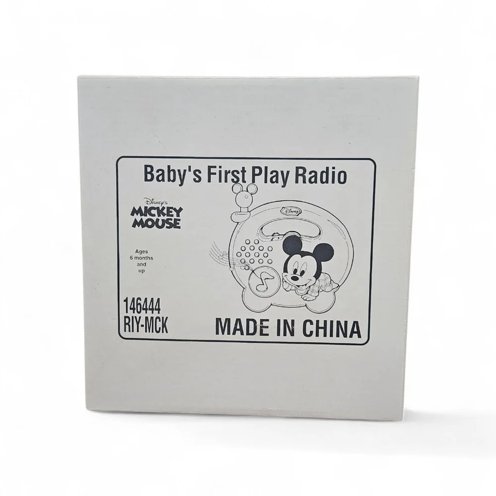 Disney Mickey Mouse Vintage 2000 Baby Play Radio Toy